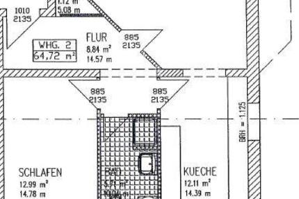 Wohnung Bernau bei Berlin - 2 Zimmer, 64 m&sup2;, 809&euro; | Angebot:25208526