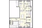 Dachgeschoßwohnung Ahaus - 3 Zimmer, 105 m&sup2;, 1.147&euro; | Angebot:26579683