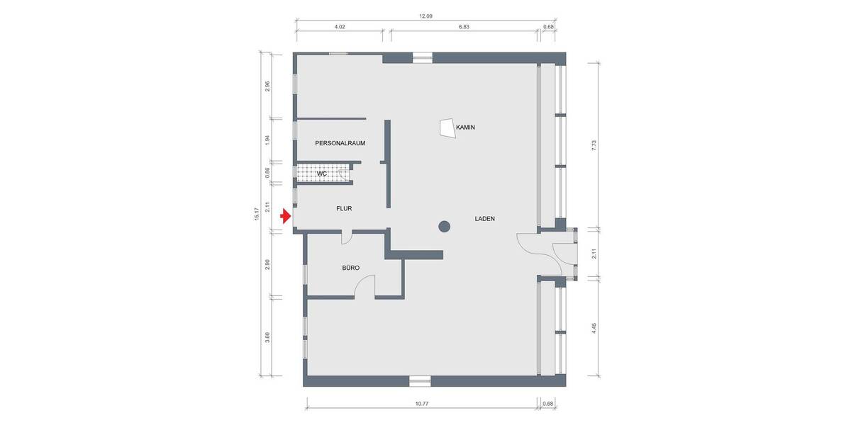 Gewerbeobjekt Baiersbronn - 1 Zimmer, 980&euro; | Angebot:20964538