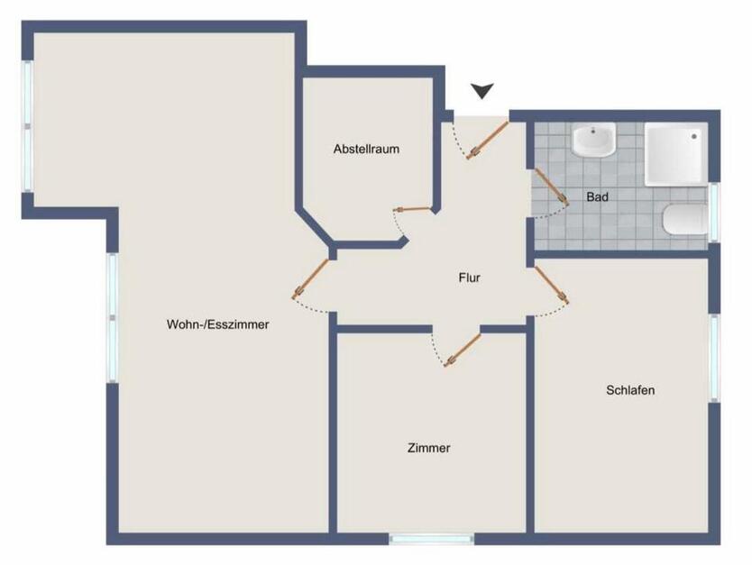 TOP MODERNE 3 Zimmer Wohnung MIT EBK UND SMART HOME TECHNOLOGIE