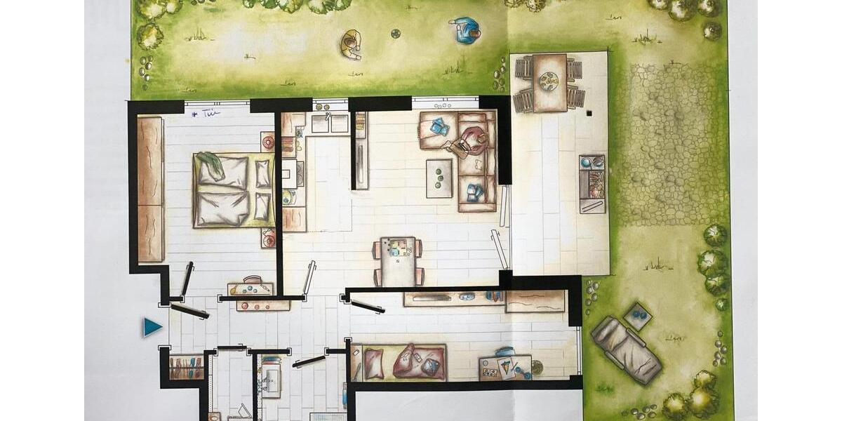 Erdgeschoßwohnung Bad Friedrichshall - 3 Zimmer, 68 m&sup2;, 1.050&euro; | Angebot:26017973