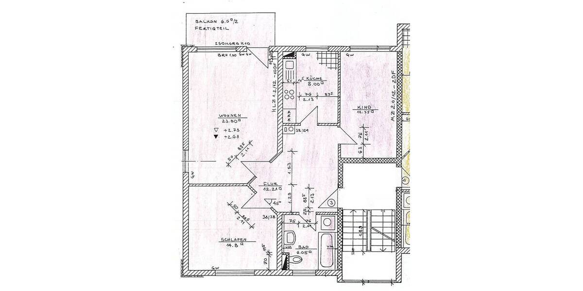 Etagenwohnung Warza Warza - 3 Zimmer, 80 m&sup2;, 505&euro; | Angebot:26686718
