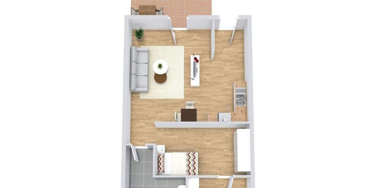 Etagenwohnung Faßberg - 2 Zimmer, 53 m&sup2;, 430&euro; | Angebot:24486327