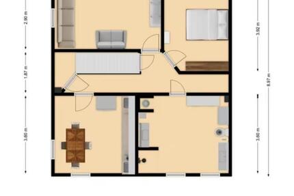2-Zimmer-Wohnung zu vermieten 2 zimmer