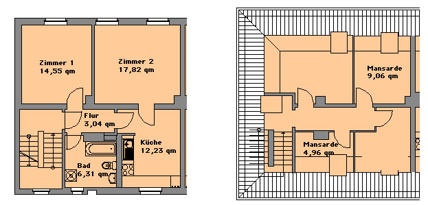 Etagenwohnung Lauta - 2 Zimmer, 54 m&sup2;, 320&euro; | Angebot:25887093