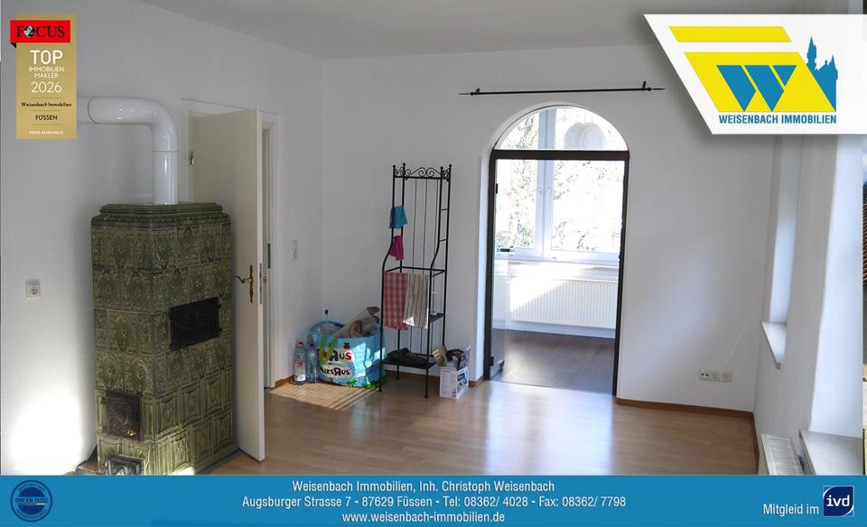 Etagenwohnung Füssen - 3 Zimmer, 79 m&sup2;, 760&euro; | Angebot:25765708