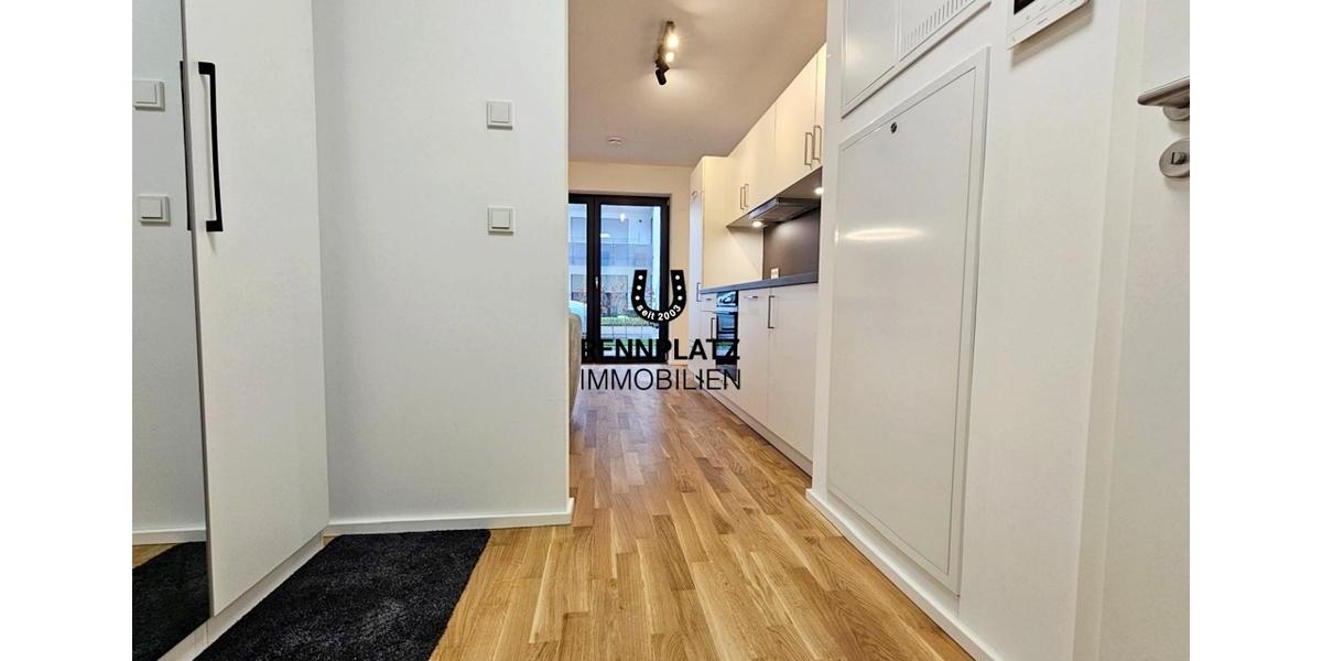 EG-03| Möblierte 2-Zimmer-Wohnung mit EBK und Süd-West-Terrasse im Palais Candis. Frei ab 01.02. 2 zimmer