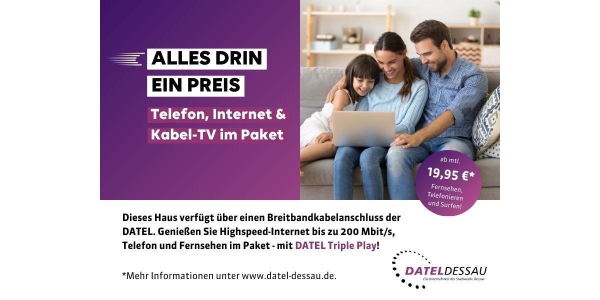 Etagenwohnung Dessau-Roßlau Roßlau - 1 Zimmer, 40 m&sup2;, 402&euro; | Angebot:26665210