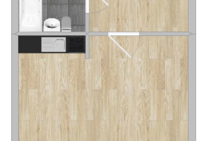 Wohnung Lychen - 1 Zimmer, 25 m&sup2;, 170&euro; | Angebot:25177992