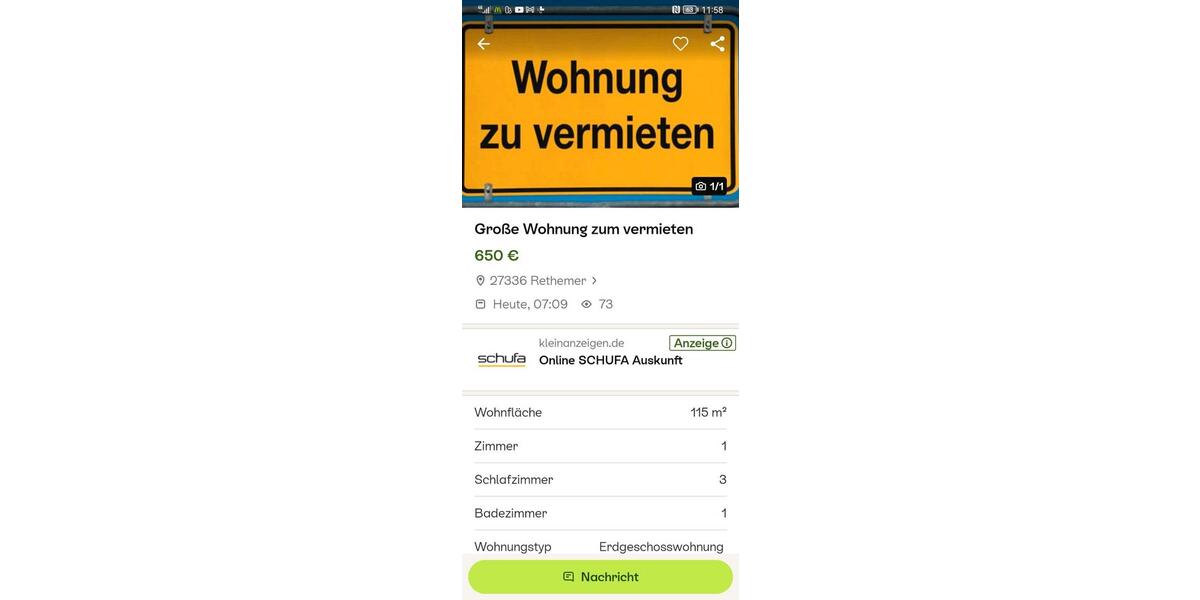 NICHT MIETEN!! 3 zimmer