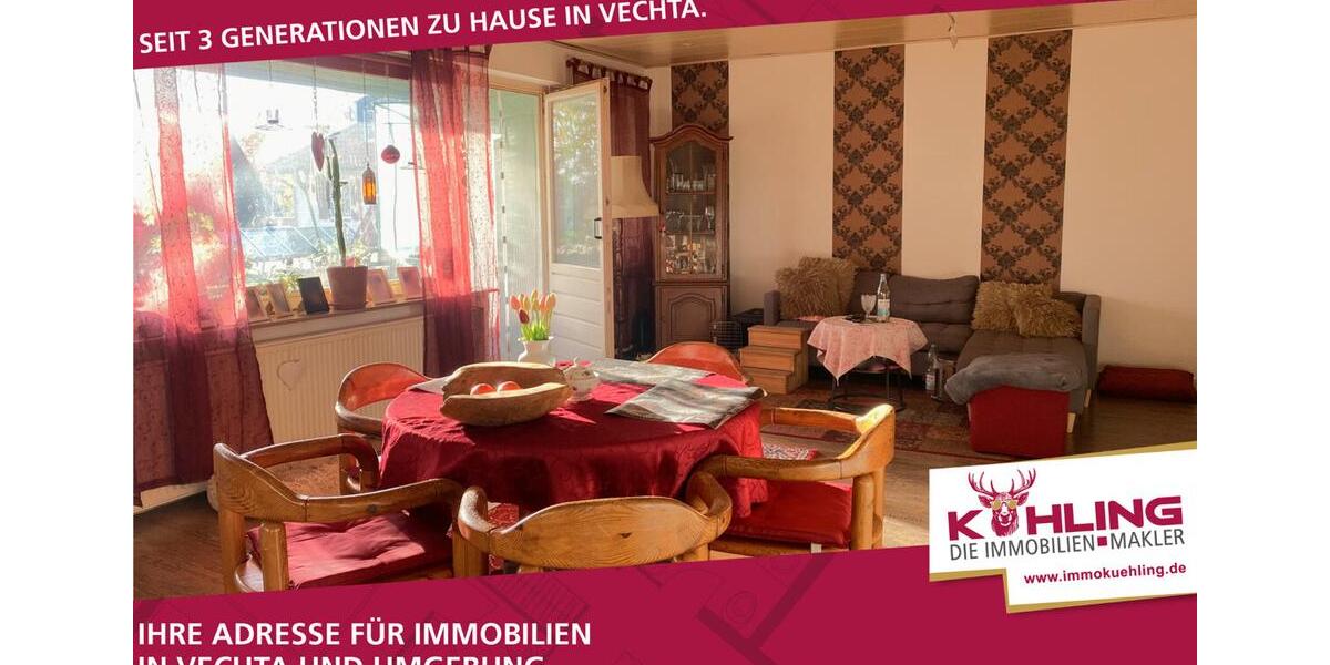Etagenwohnung Diepholz - 4 Zimmer, 108 m&sup2;, 850&euro; | Angebot:23432493