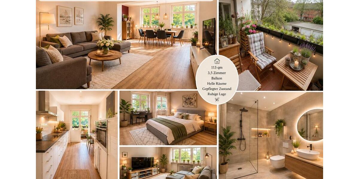 Etagenwohnung Mülheim an der Ruhr Menden-Holthausen - 3 Zimmer, 113 m&sup2;, 2.250&euro; | Angebot:26679639