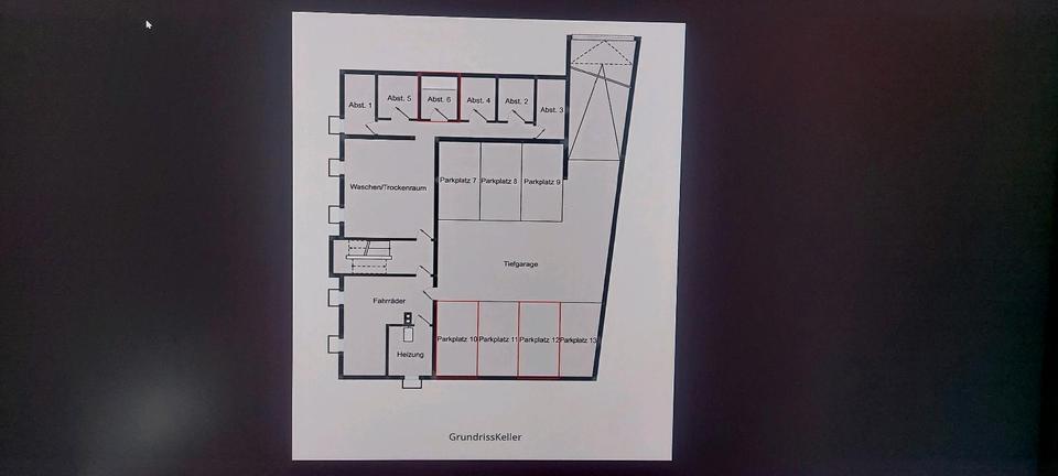 Tiefgaragenstellplatz zu vermieten