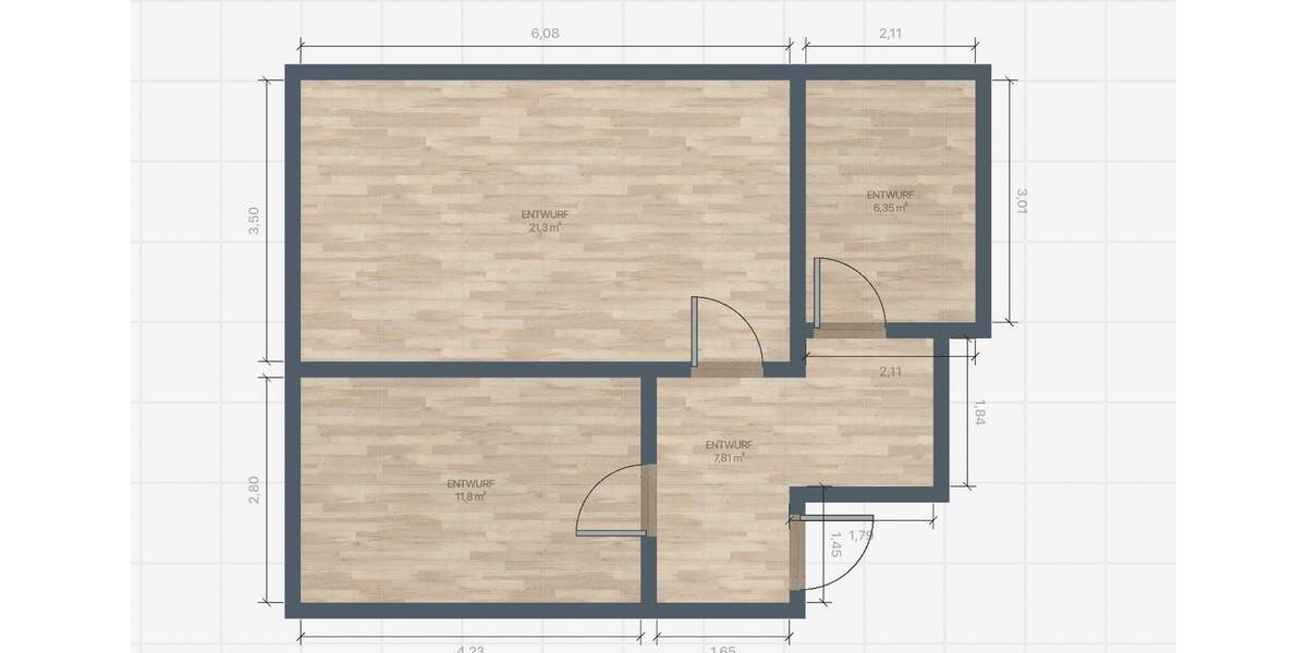 Etagenwohnung Barntrup - 2 Zimmer, 47 m&sup2;, 400&euro; | Angebot:25963751