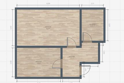 Wohnung Barntrup - 2 Zimmer, 47 m&sup2;, 400&euro; | Angebot:25963751