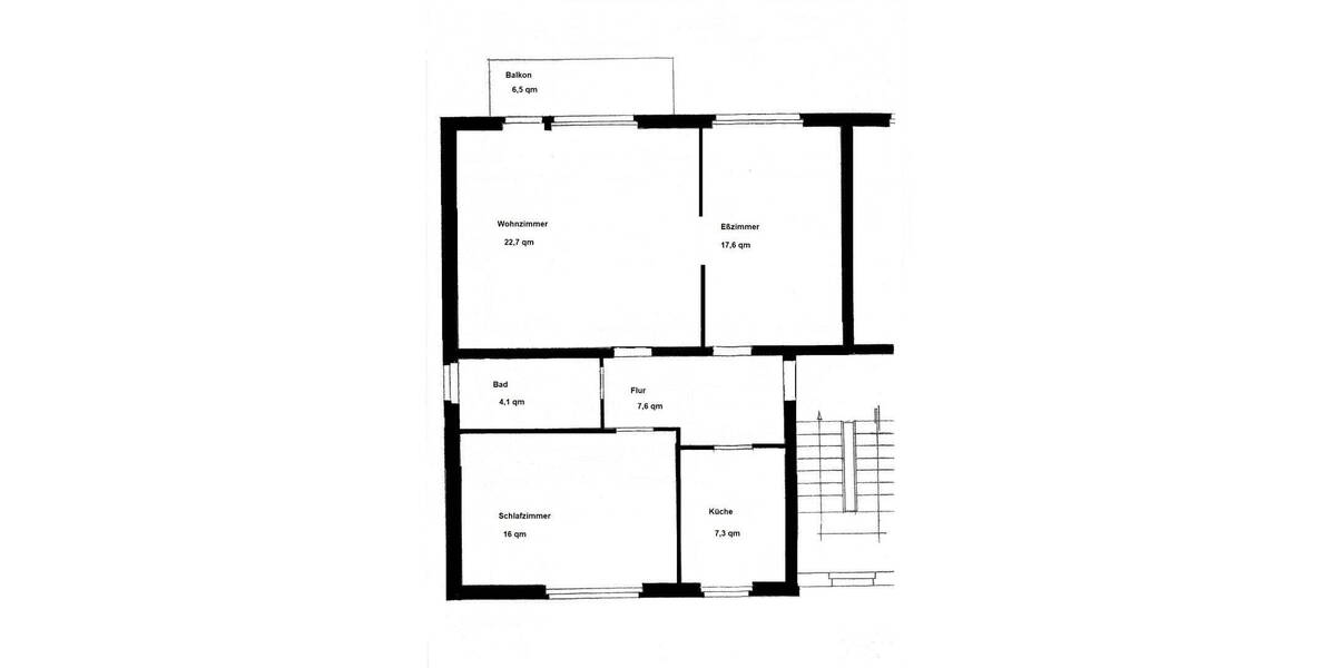 Etagenwohnung Hannover Bothfeld - 3 Zimmer, 75 m&sup2;, 770&euro; | Angebot:26499725