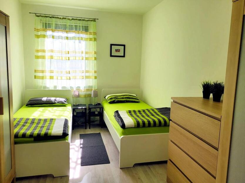 MonteurZimmer MonteurWohnung, Wohn+2 Schlaf+Balkon (5.Pers)
