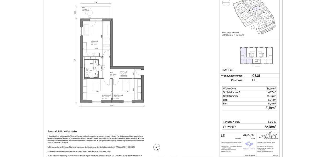Erdgeschoßwohnung Immendingen - 3 Zimmer, 86 m&sup2;, 1.229&euro; | Angebot:25454862