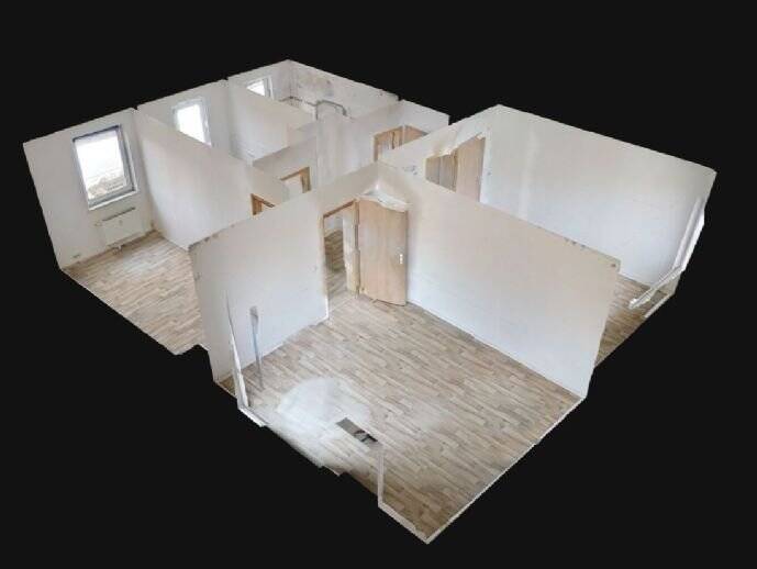 Etagenwohnung Bad Lauchstädt Kleinlauchstädt - 3 Zimmer, 57 m&sup2;, 350&euro; | Angebot:26731049