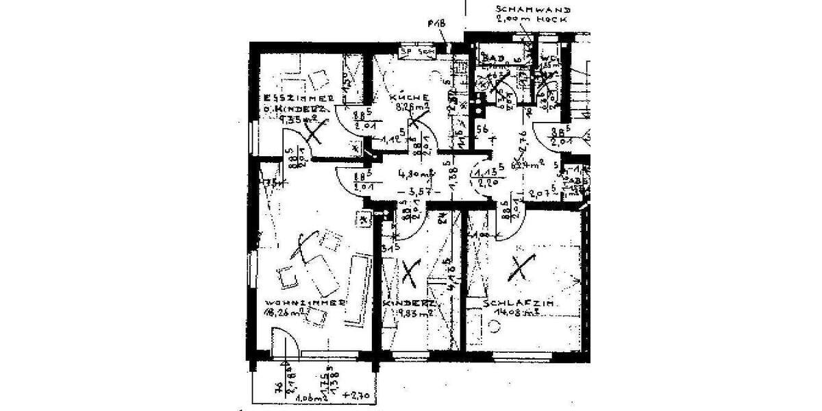 Etagenwohnung Detmold Bentrup-Loßbruch - 4 Zimmer, 77 m&sup2;, 650&euro; | Angebot:25692637