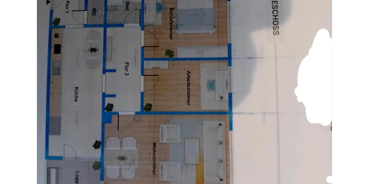 Etagenwohnung Langenselbold - 3 Zimmer, 82 m&sup2;, 900&euro; | Angebot:26648511