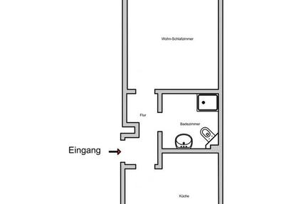 Wohnung Zell (Mosel) - 2 Zimmer, 41 m&sup2;, 500&euro; | Angebot:26535181