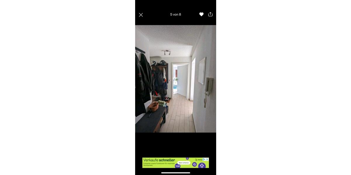 2 Raum Wohnung im Zentrum mit Einbauküche 2 zimmer