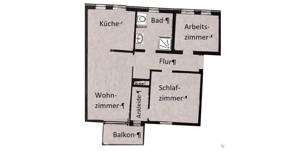 Etagenwohnung Koblenz Bisholder - 3 Zimmer, 80 m&sup2;, 960&euro; | Angebot:26617039