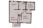 Etagenwohnung Koblenz Bisholder - 3 Zimmer, 80 m&sup2;, 960&euro; | Angebot:26617039