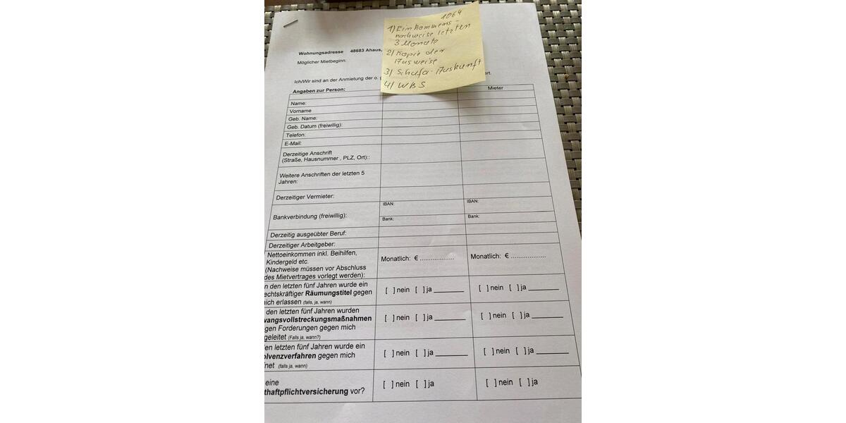 Erdgeschoßwohnung Ahaus - 2 Zimmer, 61 m&sup2;, 385&euro; | Angebot:25261443