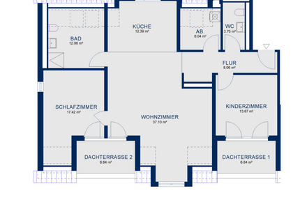 Wohnung Hannover Döhren-Wülfel - 3 Zimmer, 112 m&sup2;, 1.450&euro; | Angebot:24741837