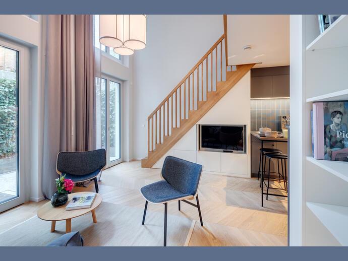 Wohnen auf Zeit München Bogenhausen - 1.5 Zimmer, 55 m&sup2;, 3.190&euro; | Angebot:22593590