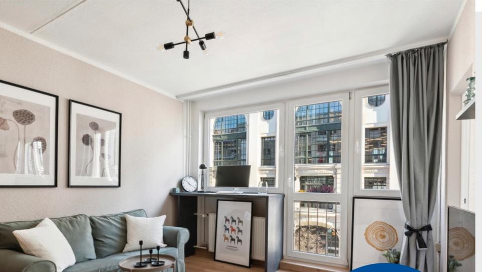 Wohnen auf Zeit Berlin Mitte - 2 Zimmer, 38 m&sup2;, 1.390&euro; | Angebot:25025055