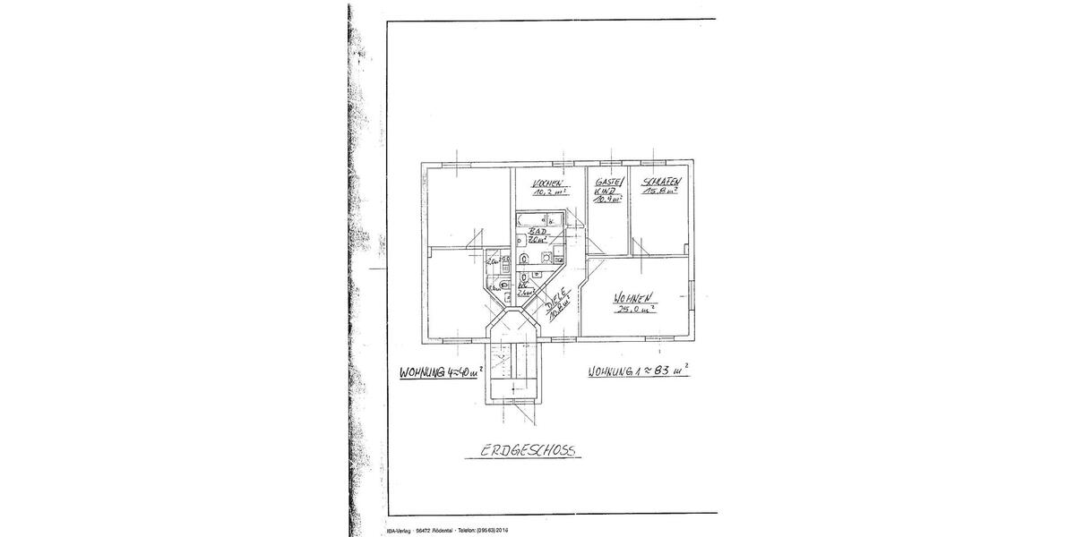 Etagenwohnung Steinbach-Hallenberg Hallenberg - 3 Zimmer, 83 m&sup2;, 580&euro; | Angebot:23393654