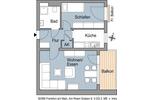 Tolle 2 Zimmerwohnung mit Balkon zimmer