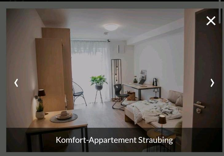 Etagenwohnung Straubing - 1 Zimmer, 23 m&sup2;, 465&euro; | Angebot:25249660
