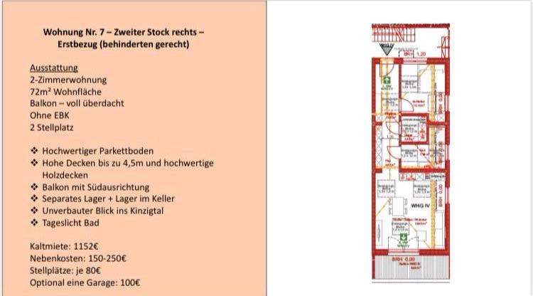 Etagenwohnung Gelnhausen - 2 Zimmer, 60 m&sup2;, 896&euro; | Angebot:26566718