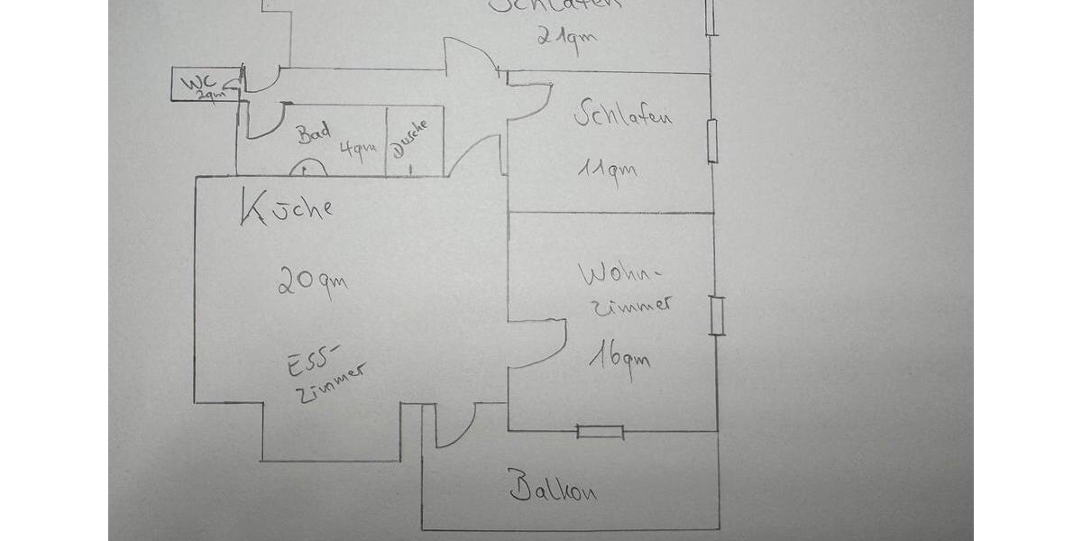 Etagenwohnung Lappersdorf - 3.5 Zimmer, 81 m&sup2;, 1.200&euro; | Angebot:26042515