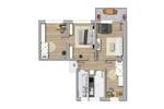 Etagenwohnung Bernburg (Saale) - 4 Zimmer, 73 m&sup2;, 426&euro; | Angebot:26678140