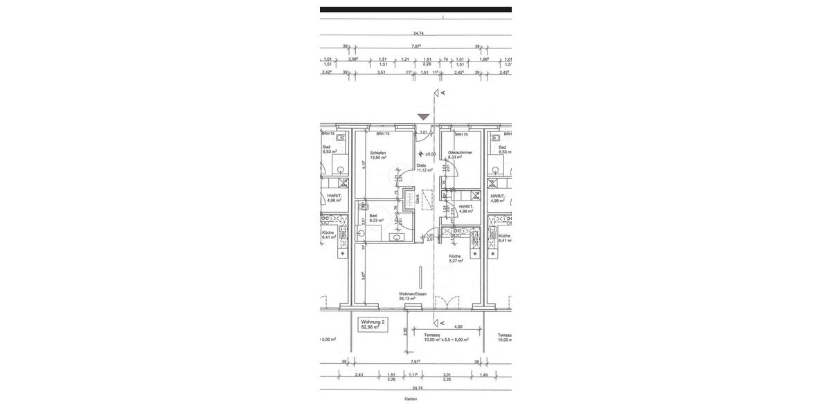 Erdgeschoßwohnung Flensburg Falkenberg - 3 Zimmer, 86 m&sup2;, 1.150&euro; | Angebot:25127226
