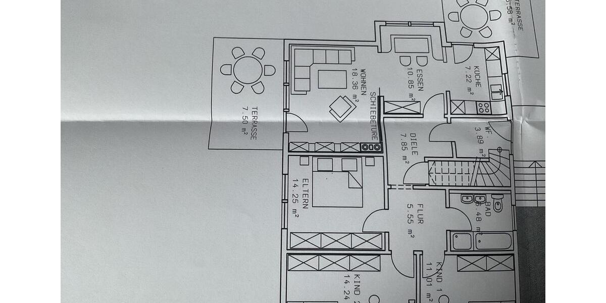 Erdgeschoßwohnung Vilsheim - 4.5 Zimmer, 97 m&sup2;, 1.310&euro; | Angebot:24651959