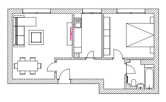Etagenwohnung Hanau - 1 Zimmer, 59 m&sup2;, 750&euro; | Angebot:25044818