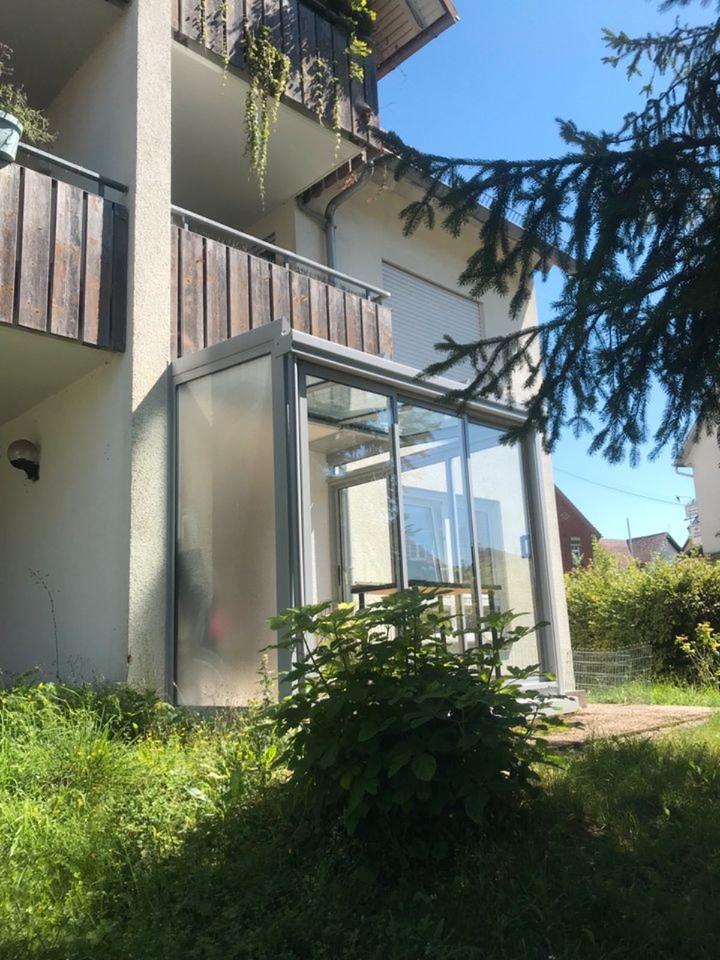 3 Zimmer Erdgeschoßwohnung mit kalt Wintergarten in Oberrot-Haus