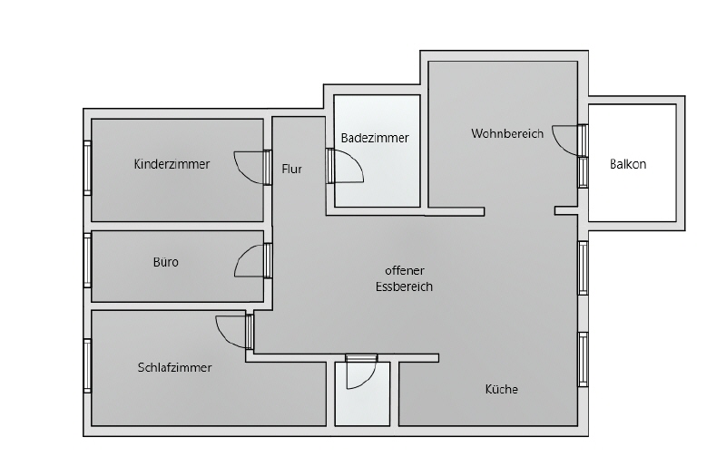 Familien aufgepasst - Etagenwohnung Friedrichroda Alexandrinenstraße 6 | Angebot:27177482