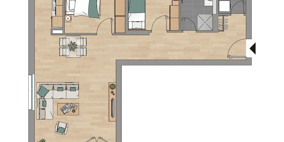 Etagenwohnung Mainz Oberstadt - 3 Zimmer, 80 m&sup2;, 1.750&euro; | Angebot:26233202