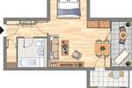 Etagenwohnung Dortmund Aplerbeck - 1 Zimmer, 44 m&sup2;, 469&euro; | Angebot:26586829