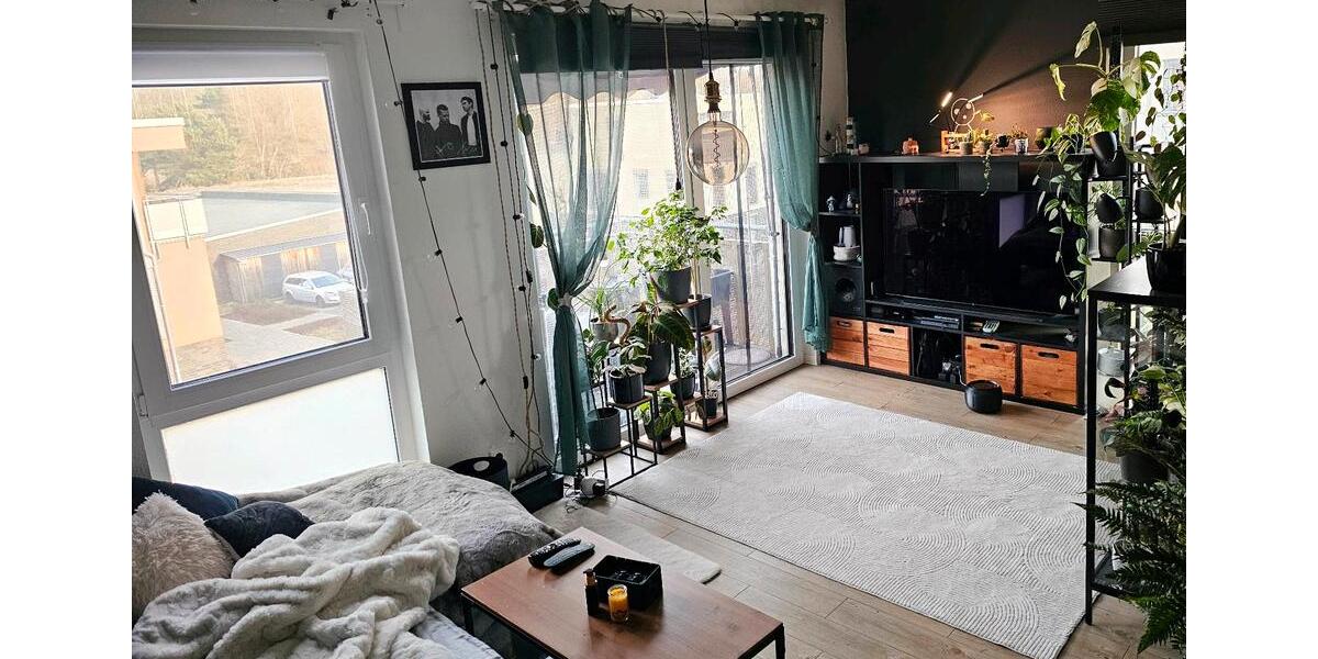 Untermiete möblierte 2-Zimmer-Wohnung mit Balkon - grün & uninah 2 zimmer