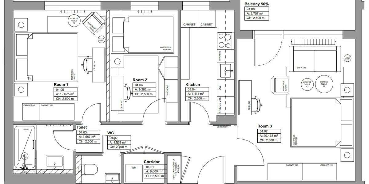 Zimmer Berlin Westend - 3 Zimmer, 1.950&euro; | Angebot:27008303