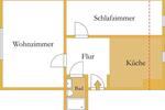 Dachgeschoßwohnung Köthen (Anhalt) - 2 Zimmer, 46 m&sup2;, 270&euro; | Angebot:26262188