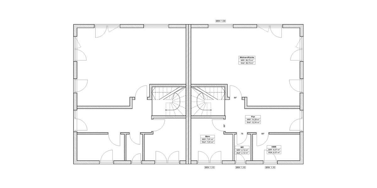Doppelhaushälfte Leinefelde-Worbis Worbis - 5 Zimmer, 127 m&sup2;, 1.275&euro; | Angebot:23792351